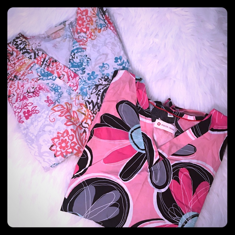 Scrub tops 2/$10